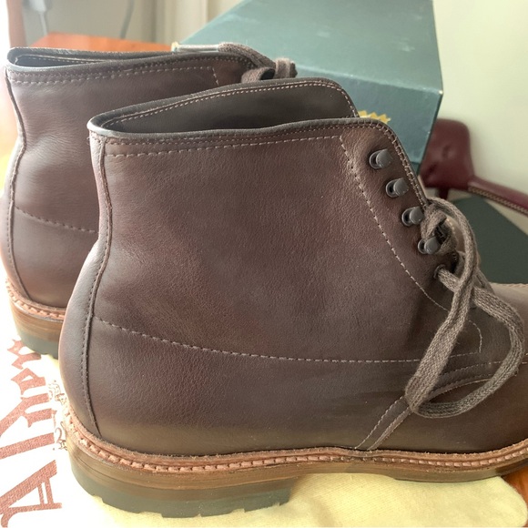 Alden New Indy 4012HC 11C Mocc Toe Boot (Brown Soft Calf) - Picture 8 of 8